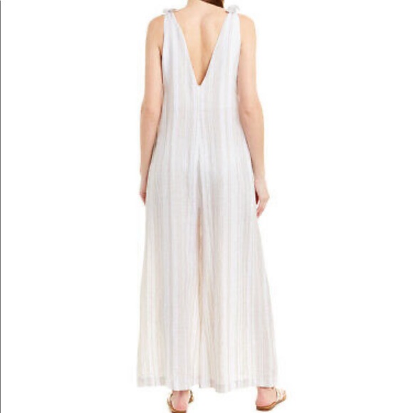 VITAMIN A MARINA LINEN JUMPSUIT NWT - Picture 2 of 6